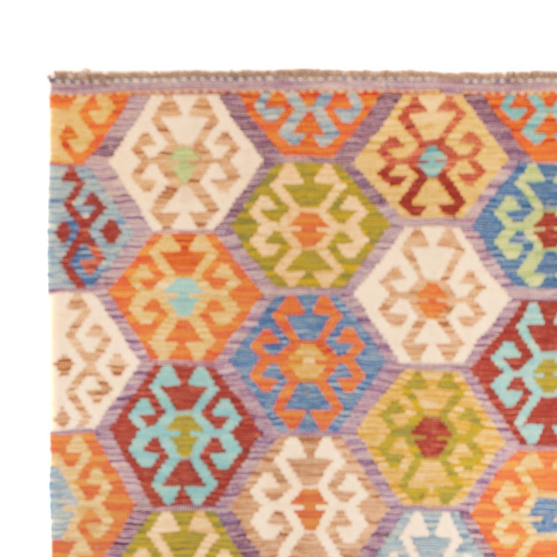 Tappeto Kelim - Splash quadrato  - 201 x 189 cm - multicolore