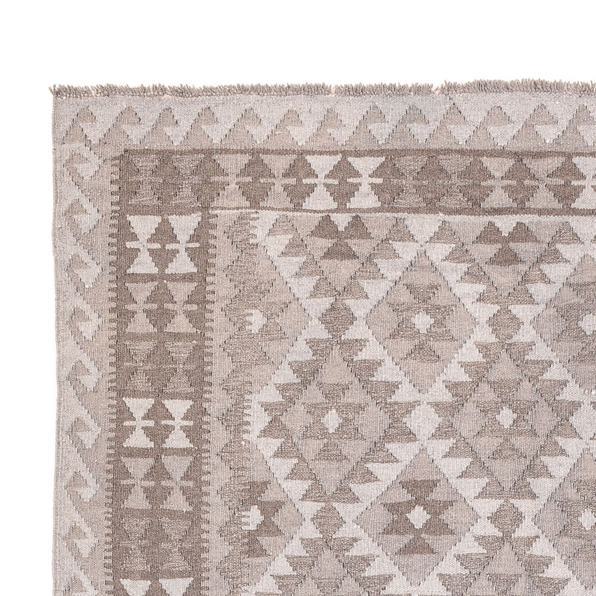 Tappeto Kelim - Tendenza - 296 x 186 cm - grigio