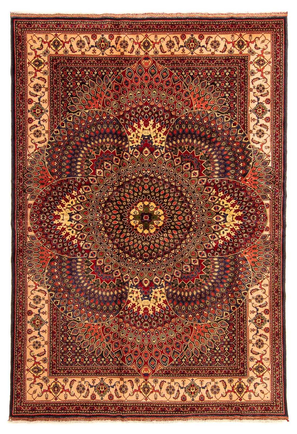 Tappeto afgano - 279 x 198 cm - multicolore