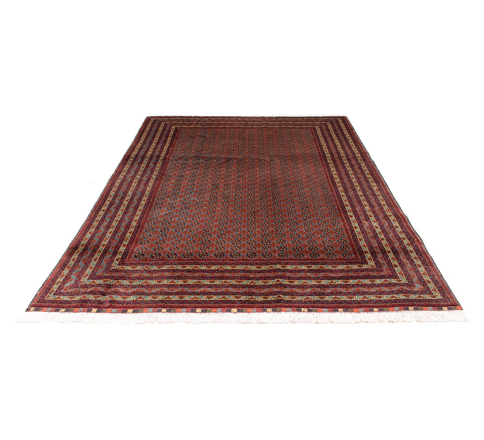 Tappeto afgano - Bukhara - 304 x 200 cm - multicolore