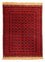 Tappeto Turkaman - 190 x 153 cm - rosso scuro