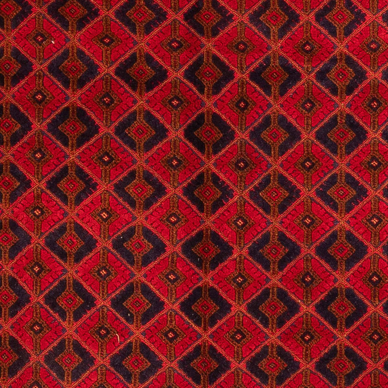 Tappeto Turkaman - 190 x 153 cm - rosso scuro