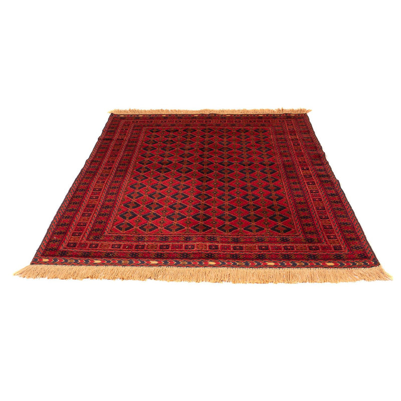 Tappeto Turkaman - 190 x 153 cm - rosso scuro