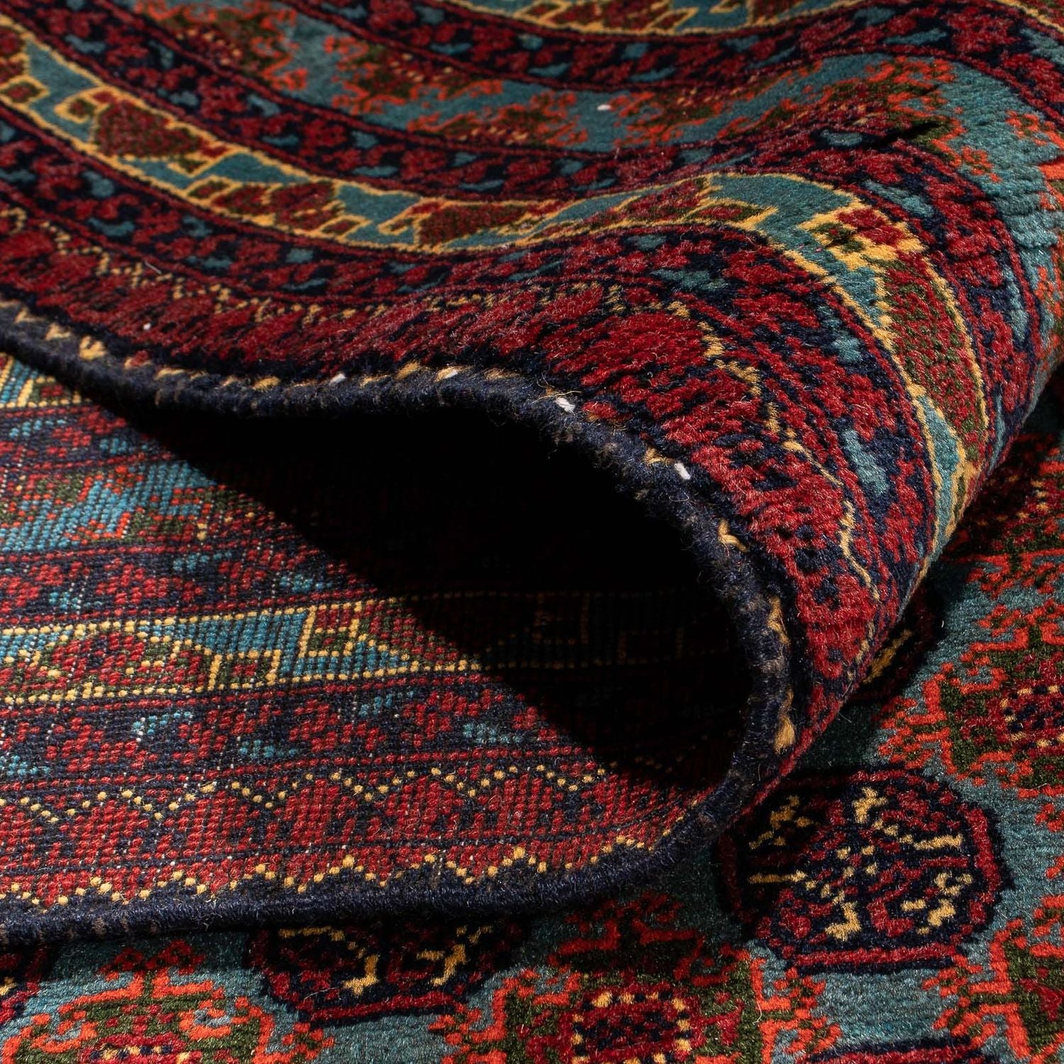 Tappeto afgano - Bukhara - 296 x 196 cm - multicolore