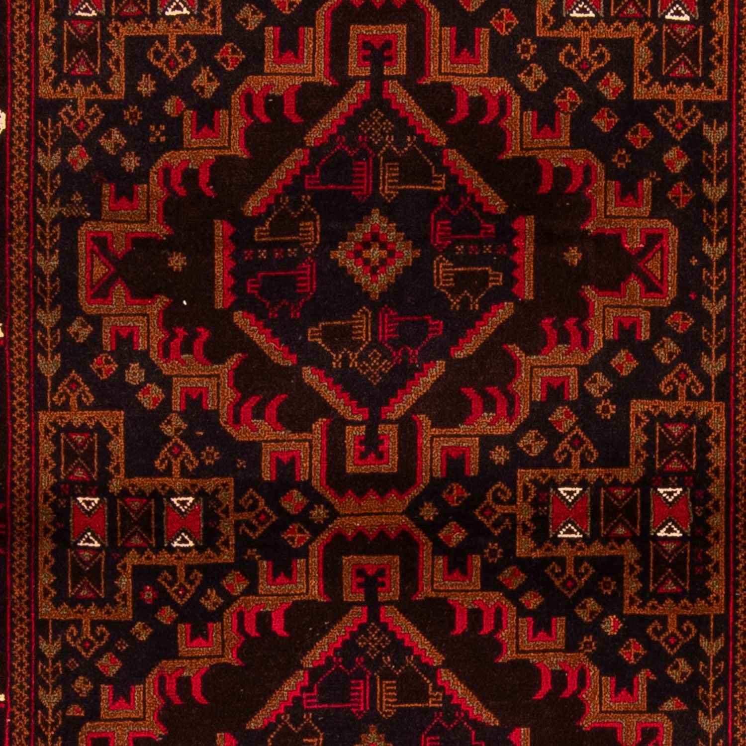 Tappeto Belutsch - 204 x 125 cm - marrone