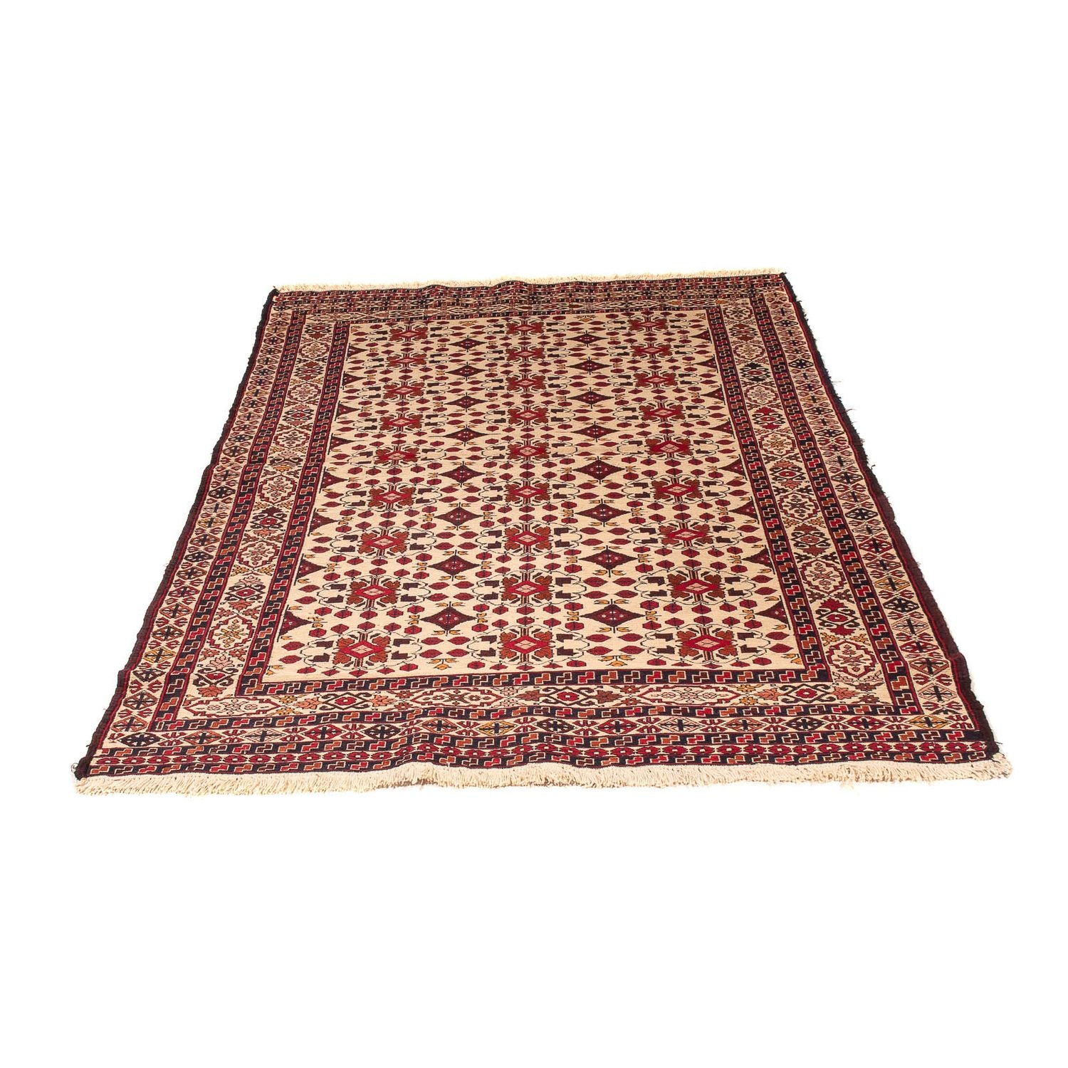 Tappeto Kelim - Orientale - 200 x 126 cm - marrone chiaro