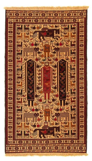 Tappeto Kelim - Orientale - 200 x 122 cm - beige