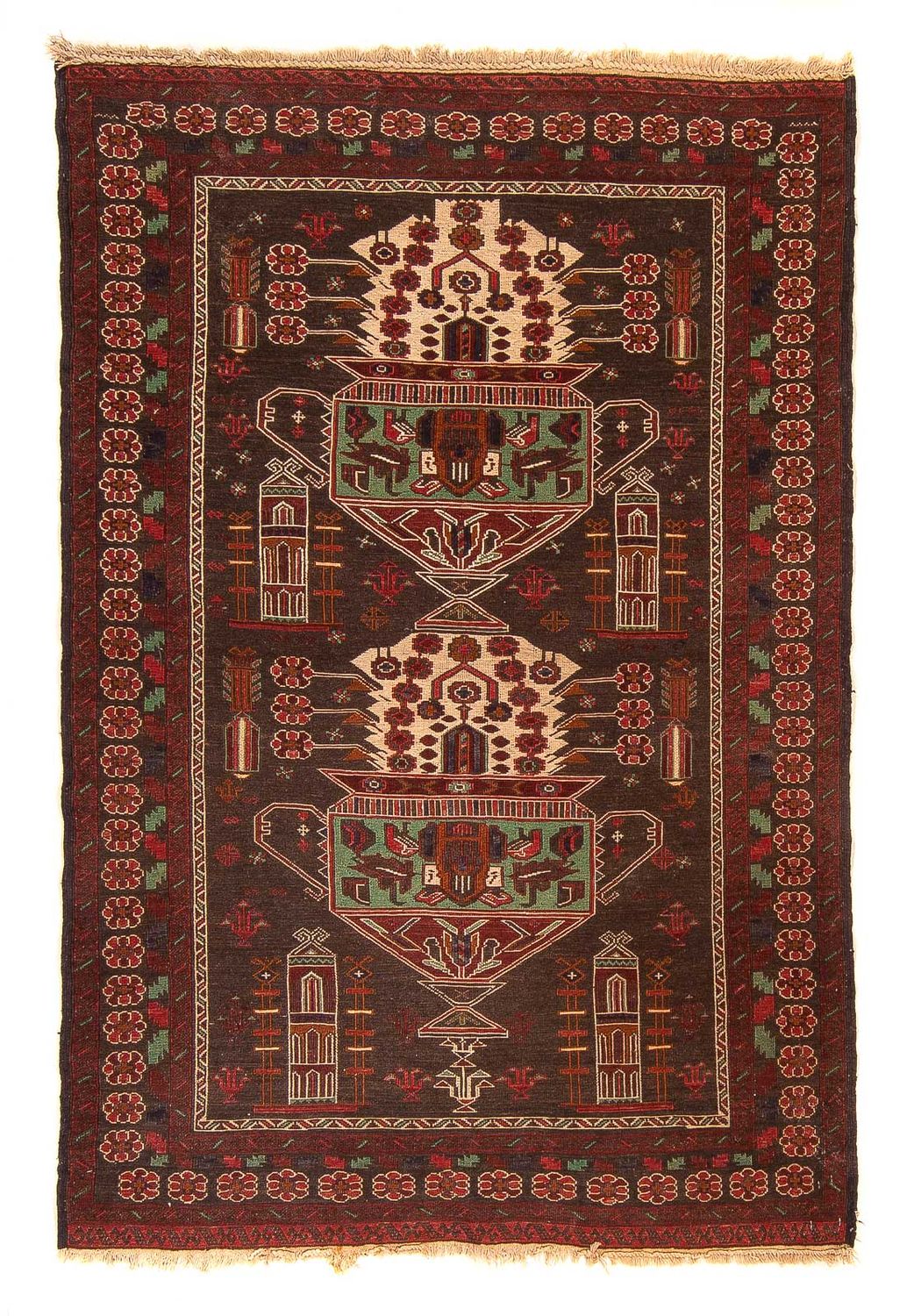 Tappeto Kelim - Orientale - 179 x 130 cm - marrone
