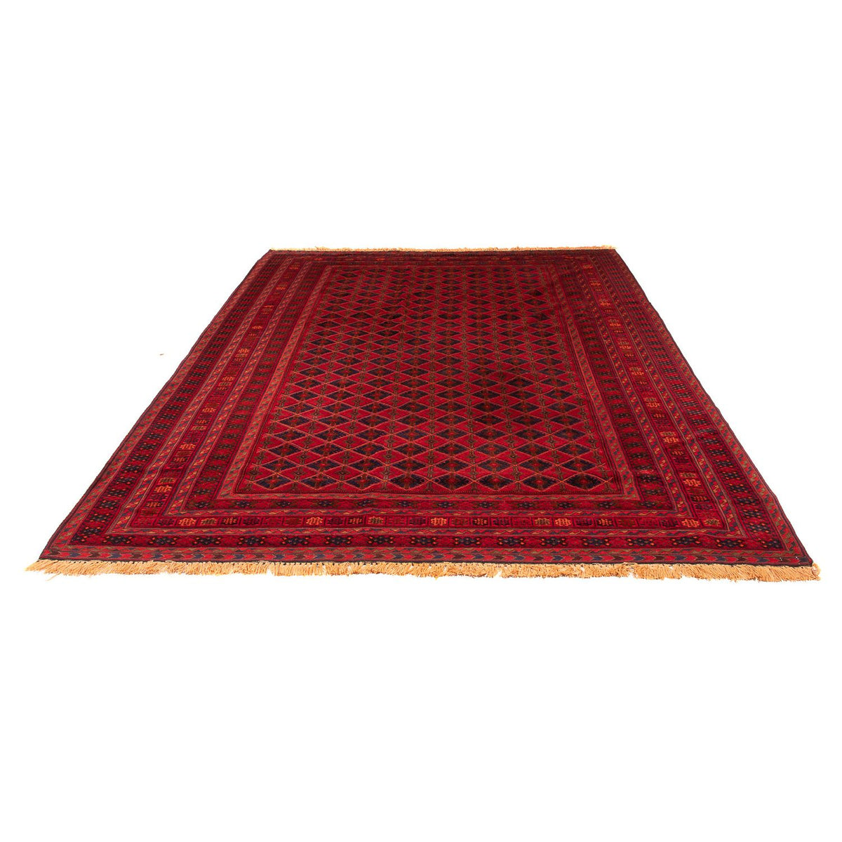 Tappeto afgano - Bukhara - 283 x 208 cm - rosso scuro