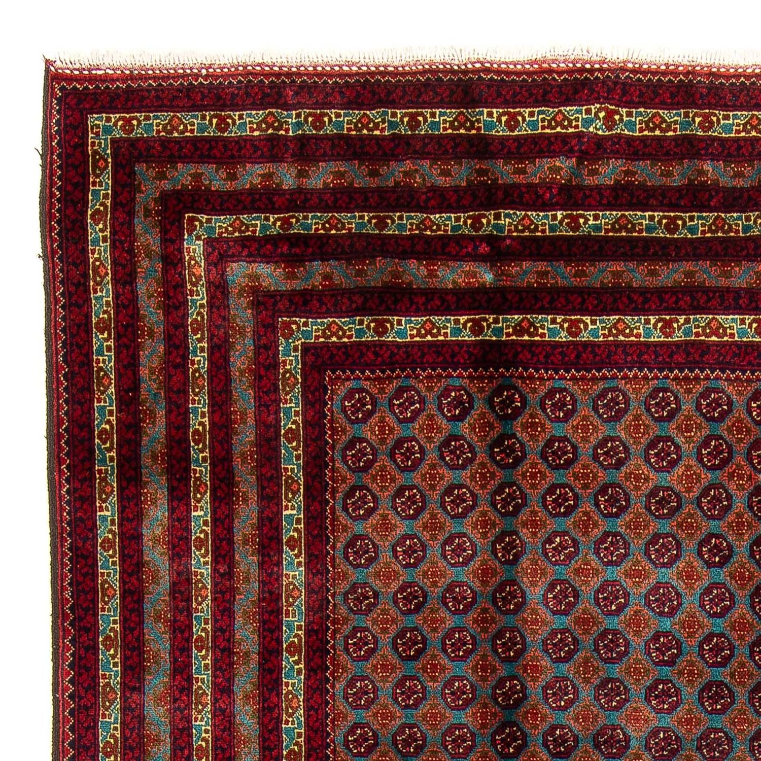 Tappeto afgano - Bukhara - 288 x 198 cm - multicolore