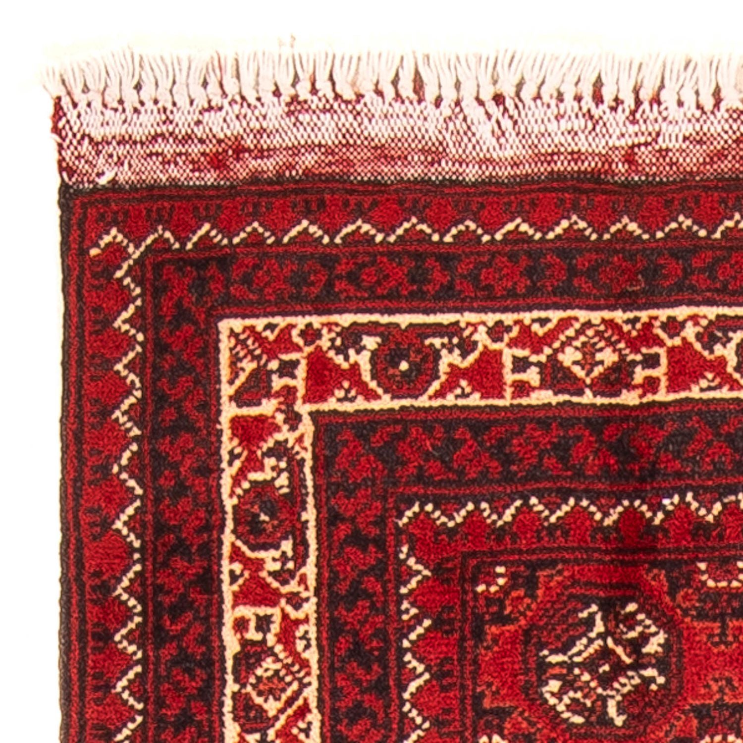 Tappeto afgano - 100 x 69 cm - rosso scuro