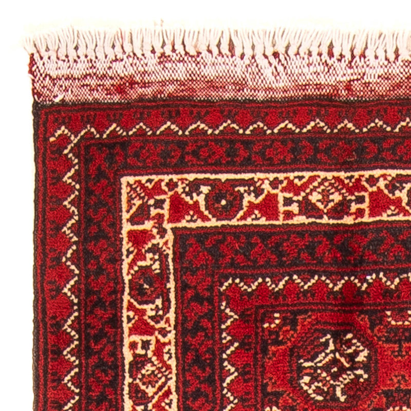 Tappeto afgano - 100 x 69 cm - rosso scuro