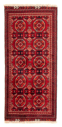 Tappeto corsia Tappeto afgano - 106 x 49 cm - rosso scuro