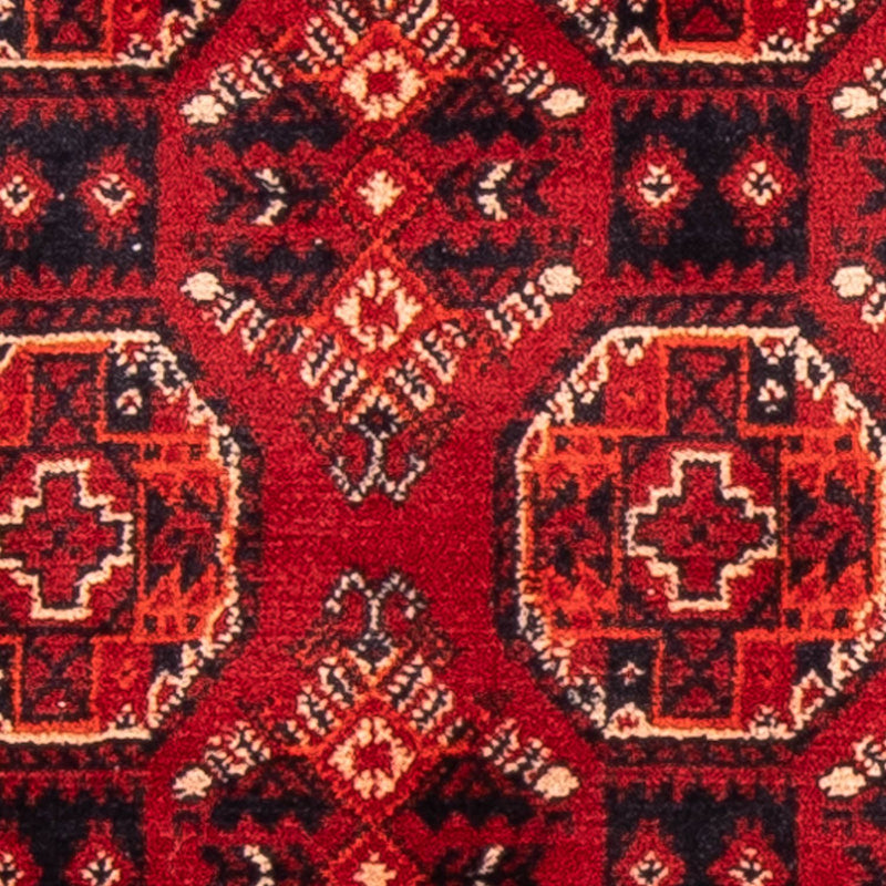 Tappeto corsia Tappeto afgano - 106 x 49 cm - rosso scuro