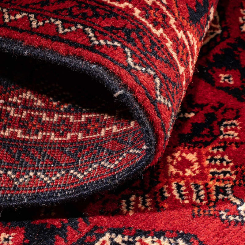 Tappeto corsia Tappeto afgano - 106 x 49 cm - rosso scuro