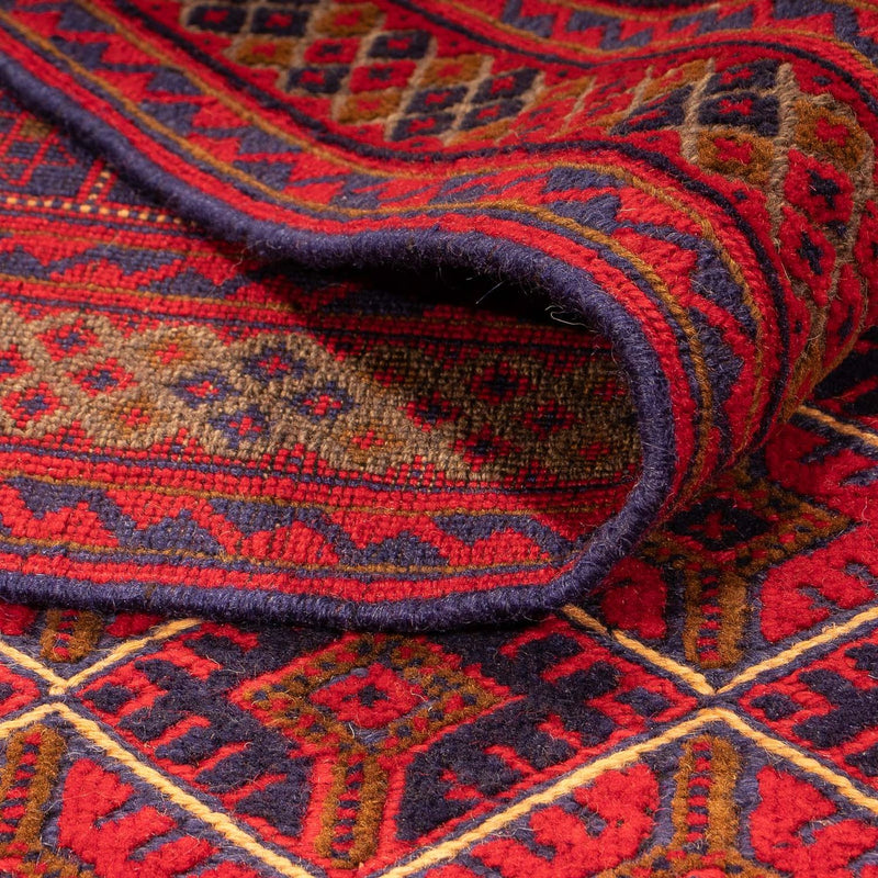 Tappeto Kelim - Orientale - 196 x 136 cm - rosso scuro