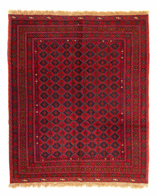 Tappeto Kelim - Orientale quadrato  - 187 x 158 cm - rosso scuro