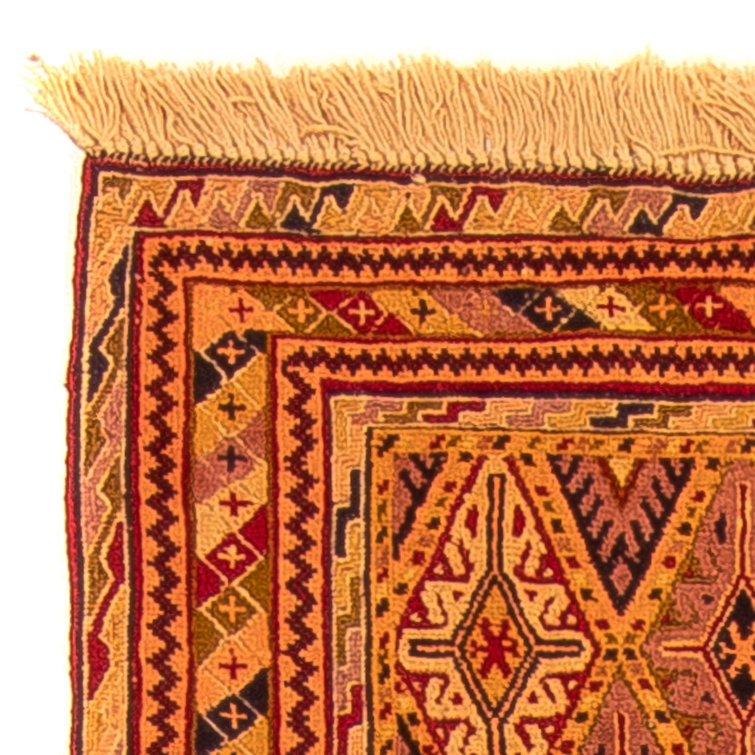 Tappeto corsia Tappeto Kelim - Orientale - 194 x 61 cm - marrone