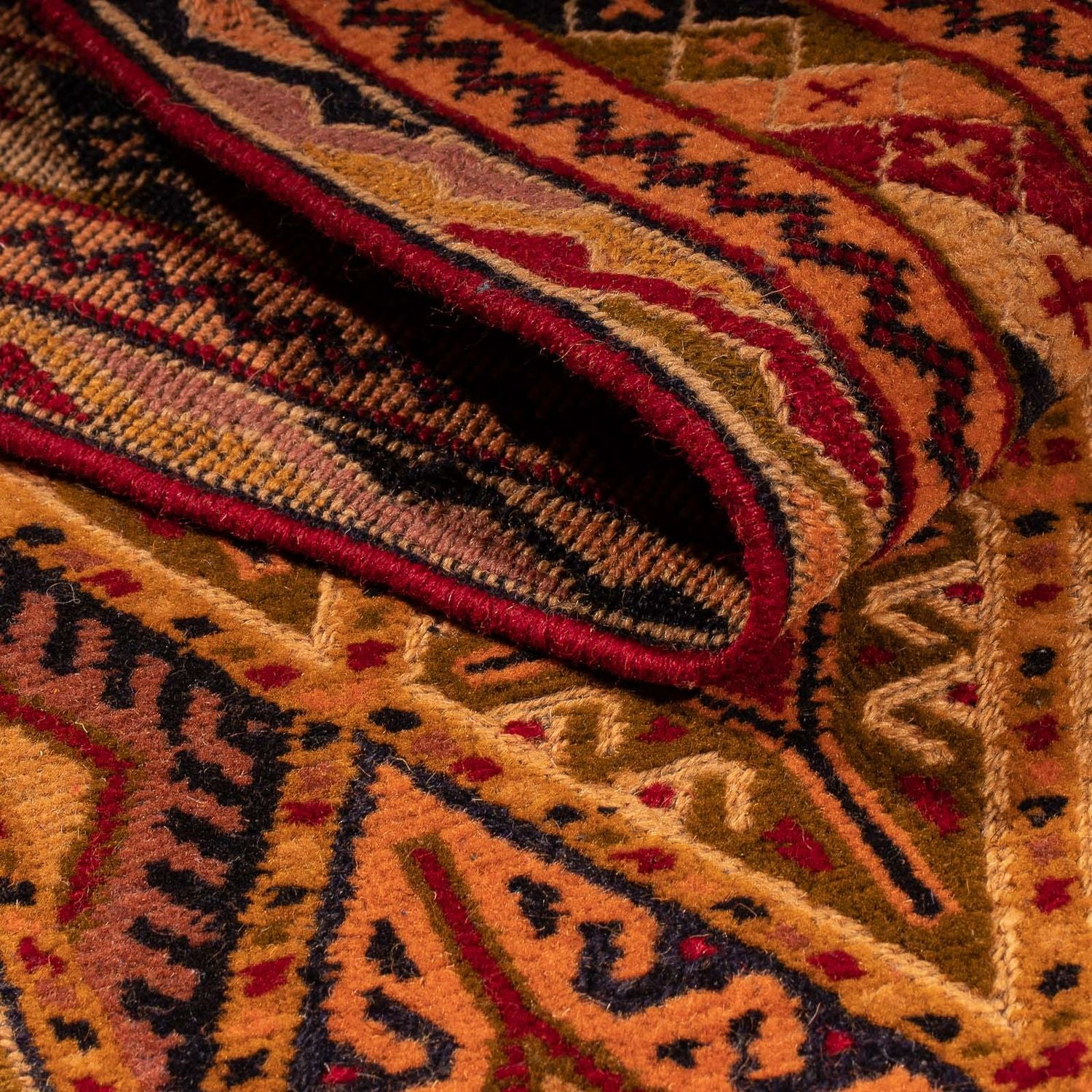 Tappeto corsia Tappeto Kelim - Orientale - 194 x 61 cm - marrone