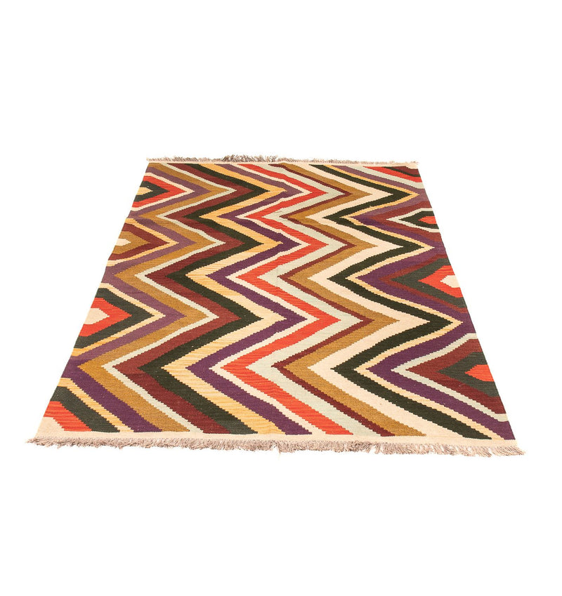 Tappeto Kelim - Splash - 203 x 145 cm - multicolore