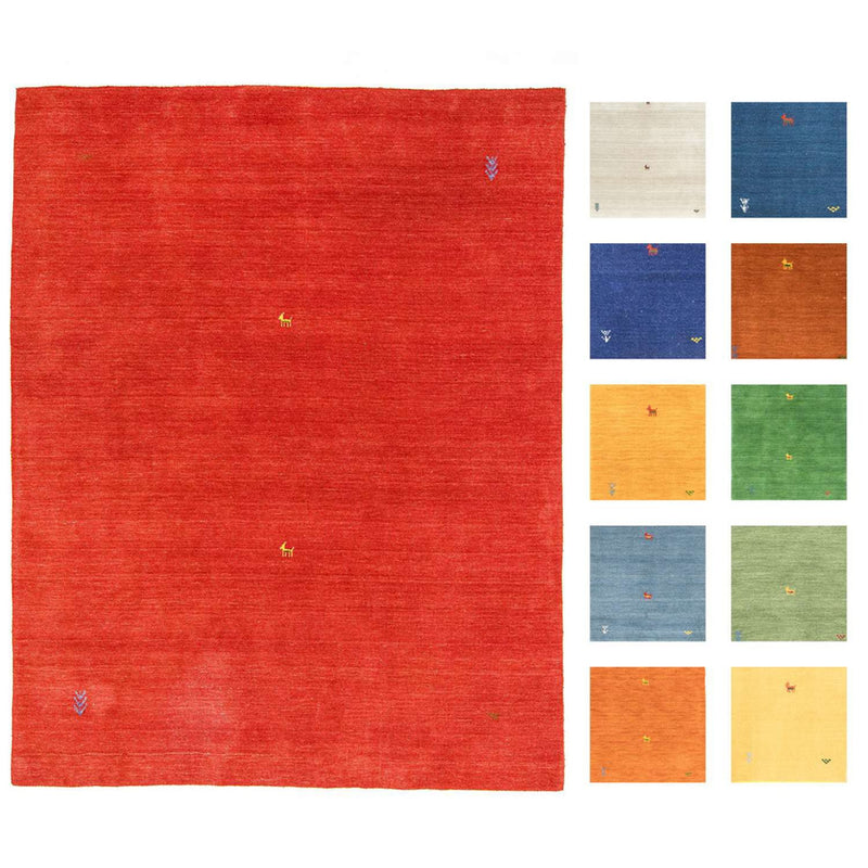 Gabbeh Indo Tappeto Agra - Tappeto di lana