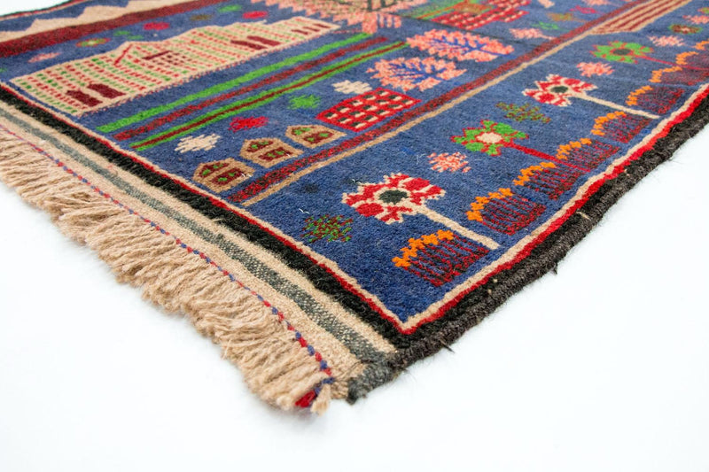 Tappeto Belutsch - 135 x 89 cm - multicolore