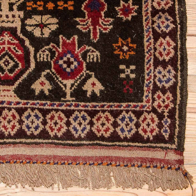 Tappeto Belutsch - 133 x 77 cm - marrone