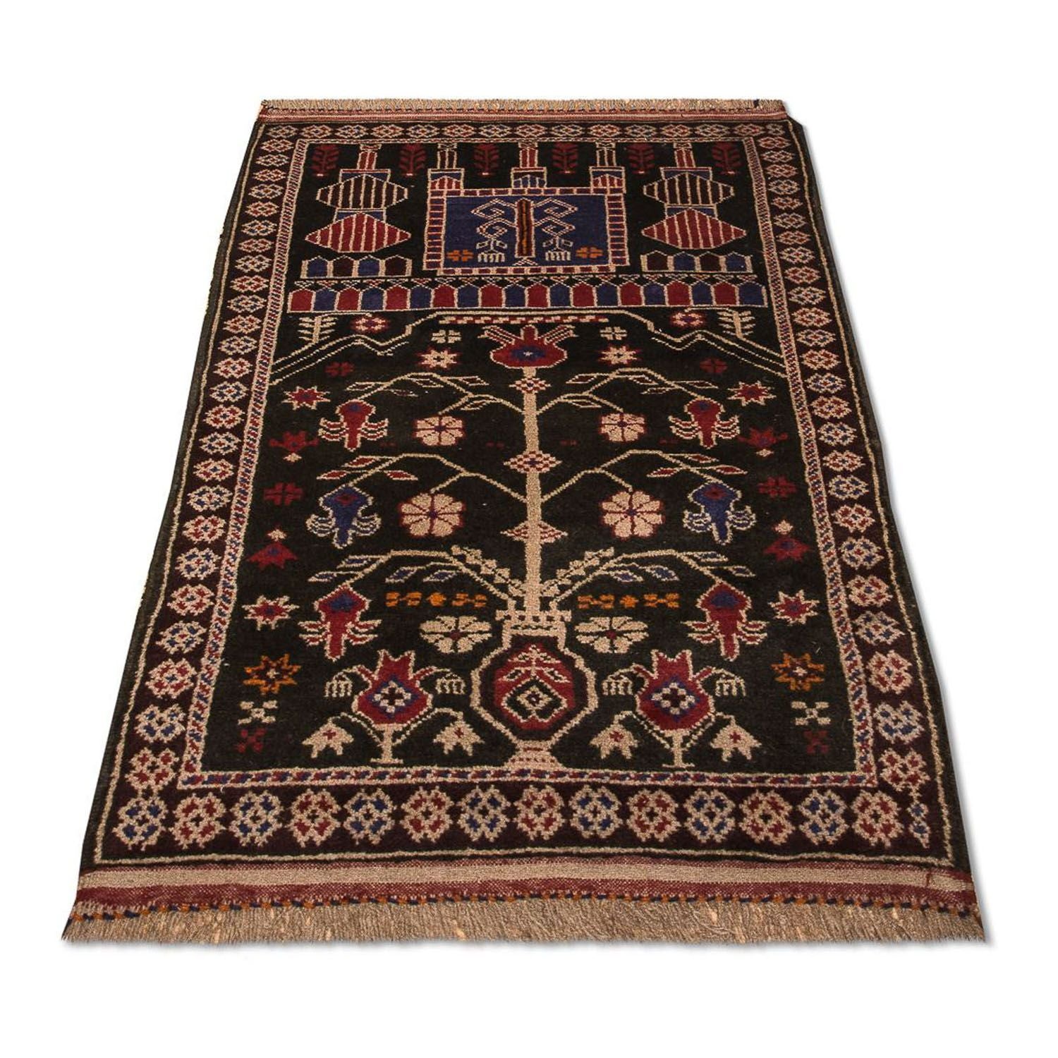 Tappeto Belutsch - 133 x 77 cm - marrone