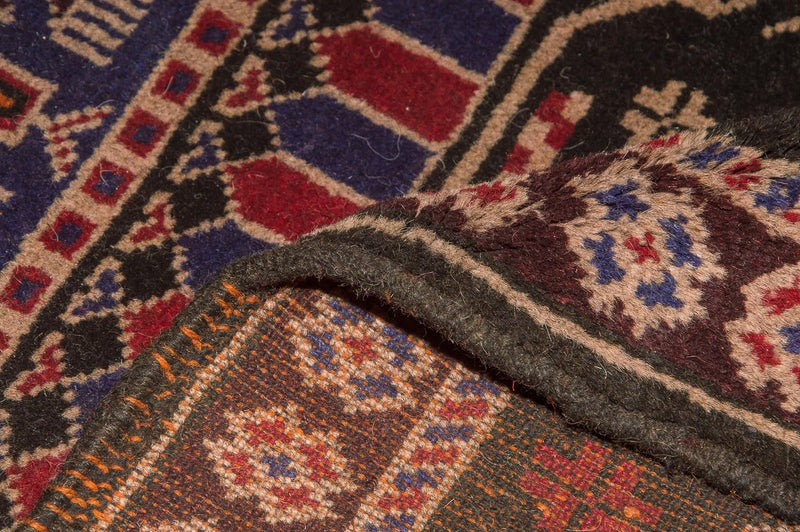 Tappeto Belutsch - 133 x 77 cm - marrone