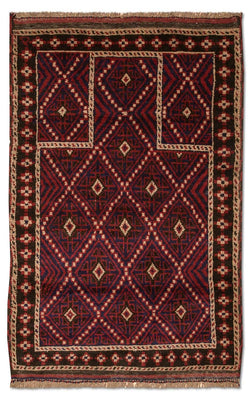 Tappeto Belutsch - 127 x 85 cm - multicolore