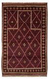Tappeto Belutsch 85x127cm - Tappeto orientale - Rettangolo / Multicolore / 85 x 127 cm Rettangolo