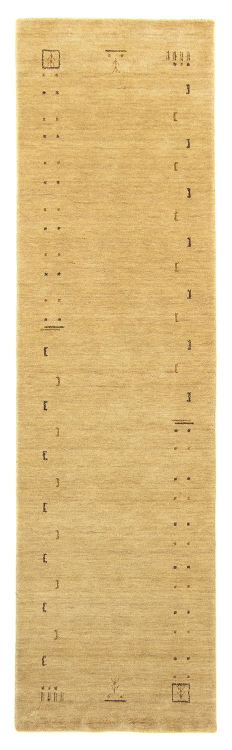 Tappeto corsia Tappeto Gabbeh - Softy - 240 x 80 cm - marrone chiaro