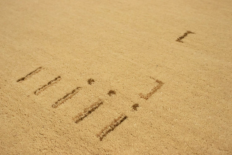 Tappeto corsia Tappeto Gabbeh - Indus - 400 x 80 cm - beige