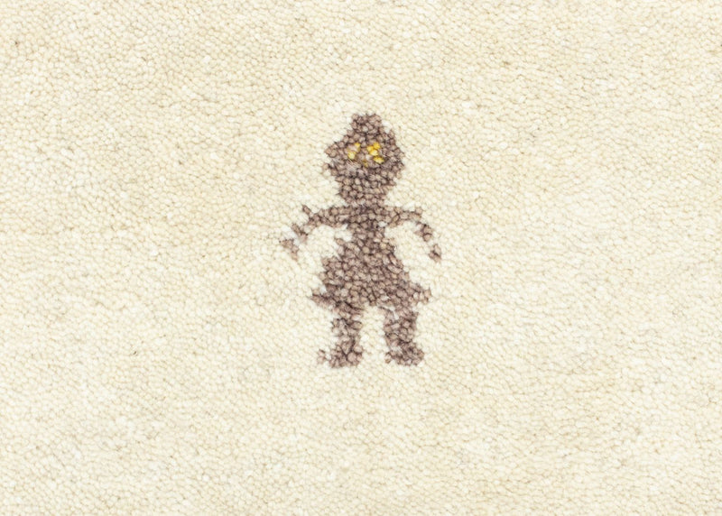 Tappeto corsia Tappeto Gabbeh - Softy - 200 x 80 cm - beige