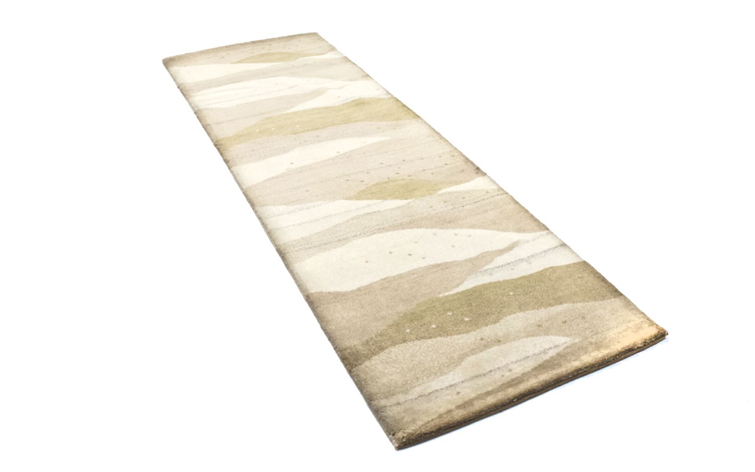 Tappeto corsia Tappeto Gabbeh - Indus - 240 x 80 cm - beige