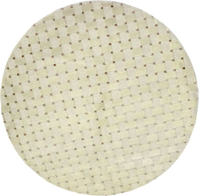 Tappeto Nepal rotondo  - 150 x 150 cm - beige