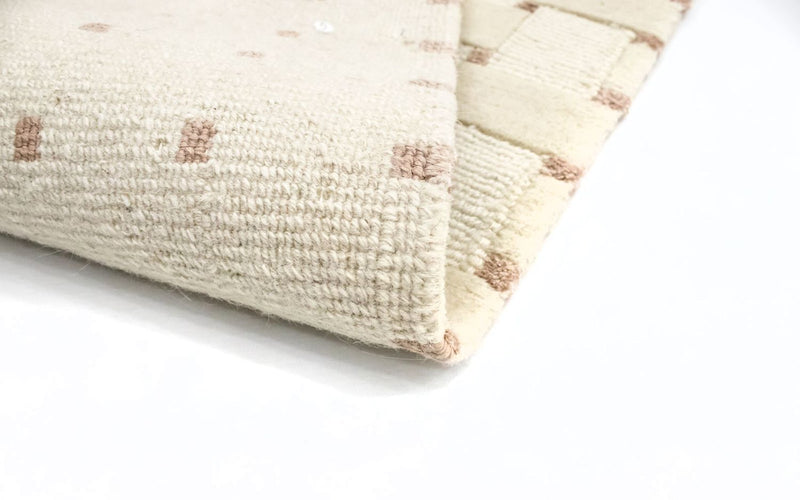 Tappeto Nepal rotondo  - 150 x 150 cm - beige