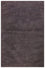 Tappeto a pelo basso - 180 x 120 cm - nero