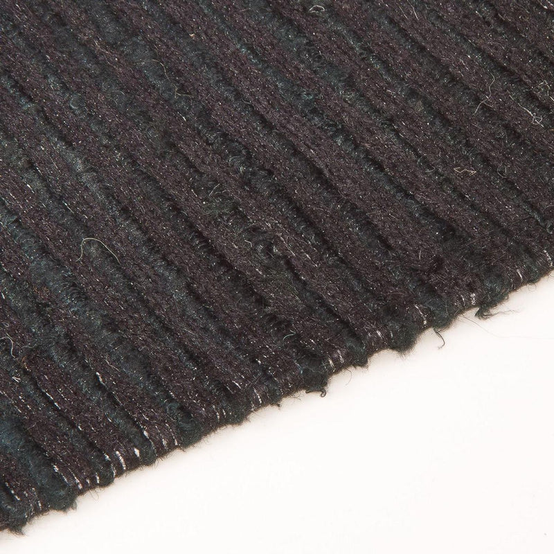 Tappeto a pelo basso - 180 x 120 cm - nero