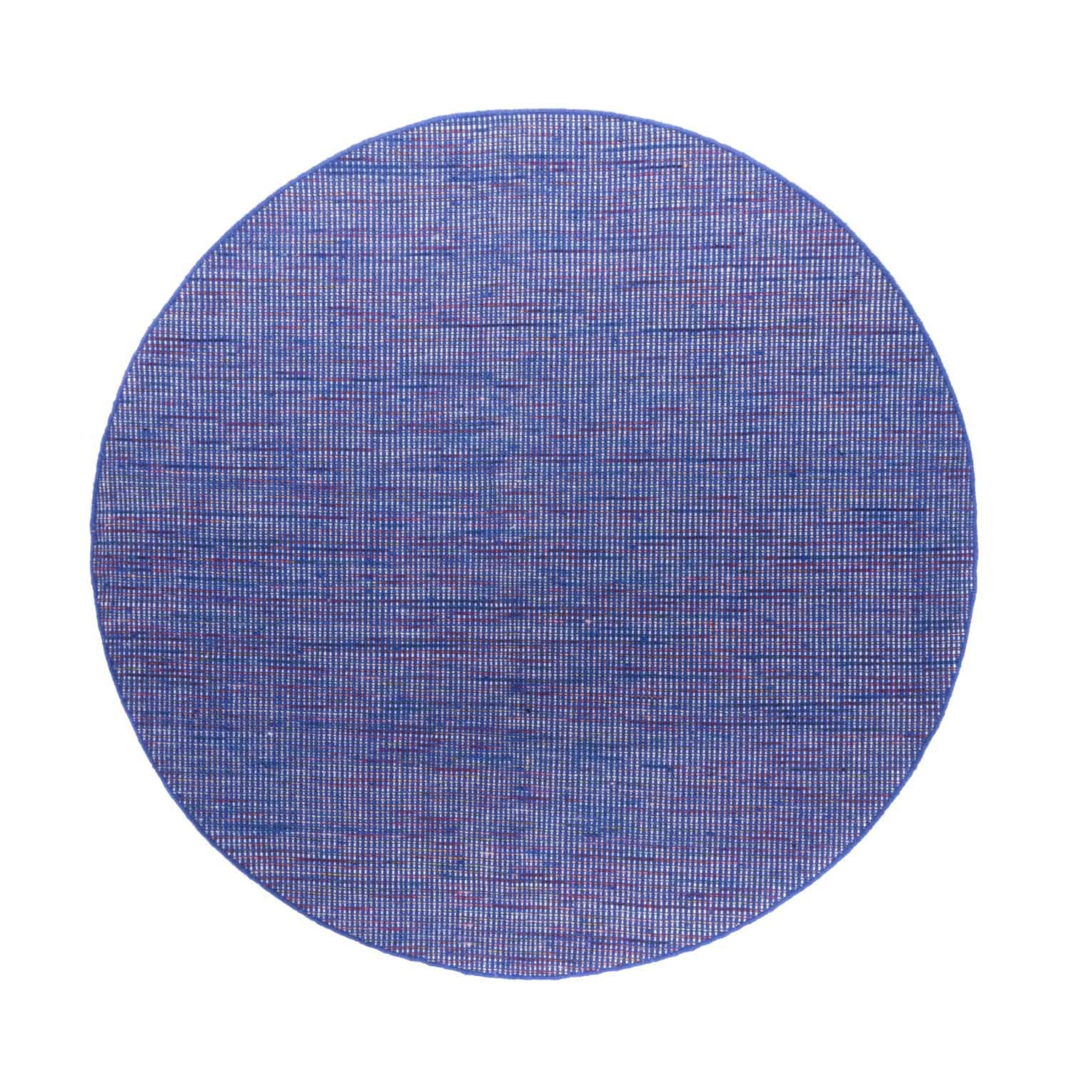 Tappeto Kelim - Tendenza rotondo  - 200 x 200 cm - blu