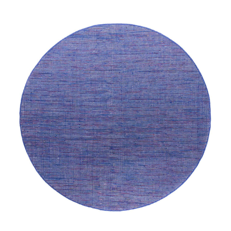 Tappeto Kelim - Tendenza rotondo  - 200 x 200 cm - blu