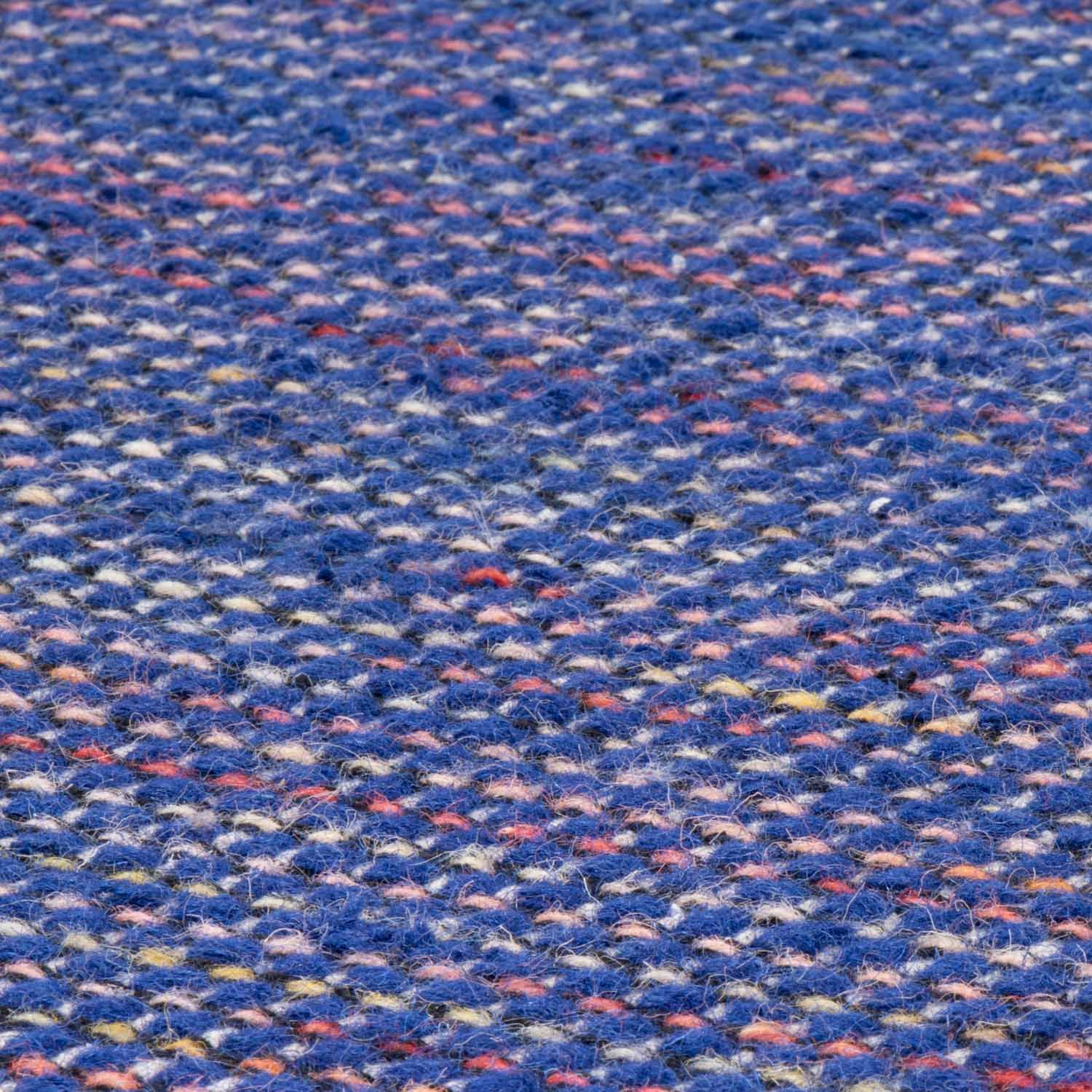 Tappeto Kelim - Tendenza rotondo  - 200 x 200 cm - blu