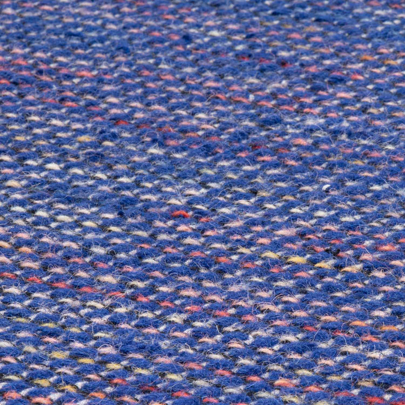Tappeto Kelim - Tendenza rotondo  - 200 x 200 cm - blu