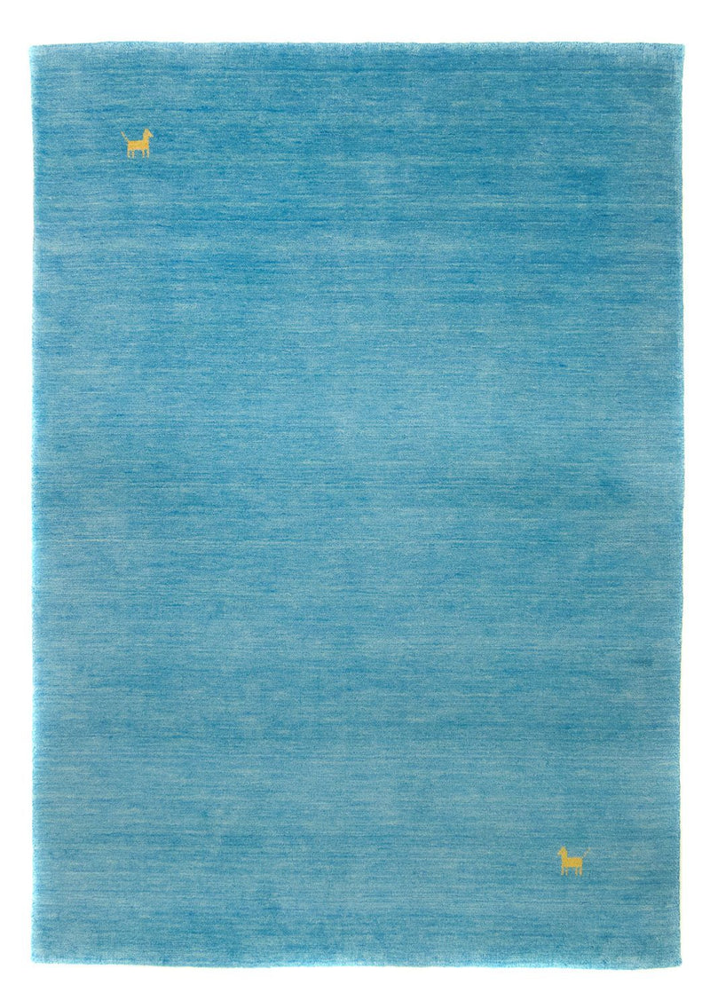 Tappeto Gabbeh - Indus - 250 x 200 cm - blu chiaro