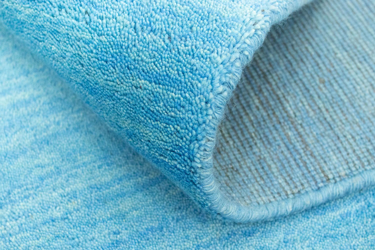 Tappeto Gabbeh - Indus - 250 x 200 cm - blu chiaro