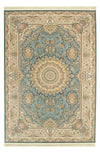 Tappeto persiano Suzan - Rettangolo / Verde mare / 100 x 150 cm Rettangolo