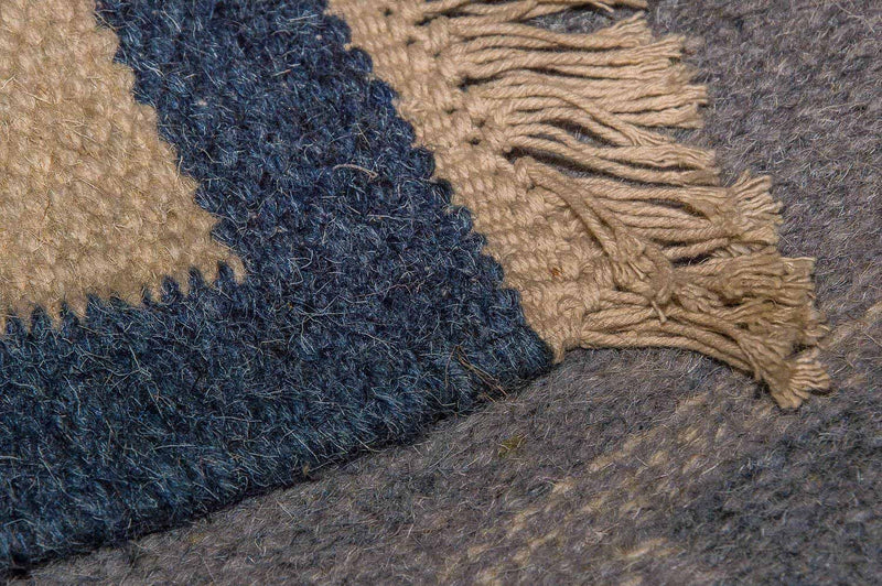 Tappeto corsia Tappeto Kelim - Tendenza - 250 x 80 cm - blu