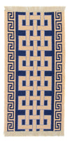 Kilim moderno Tappeto Nil - Rettangolo / Blu / 80 x 150 cm Rettangolo