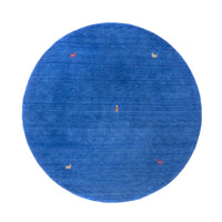 Tappeto Gabbeh - Softy rotondo  - 250 x 250 cm - blu