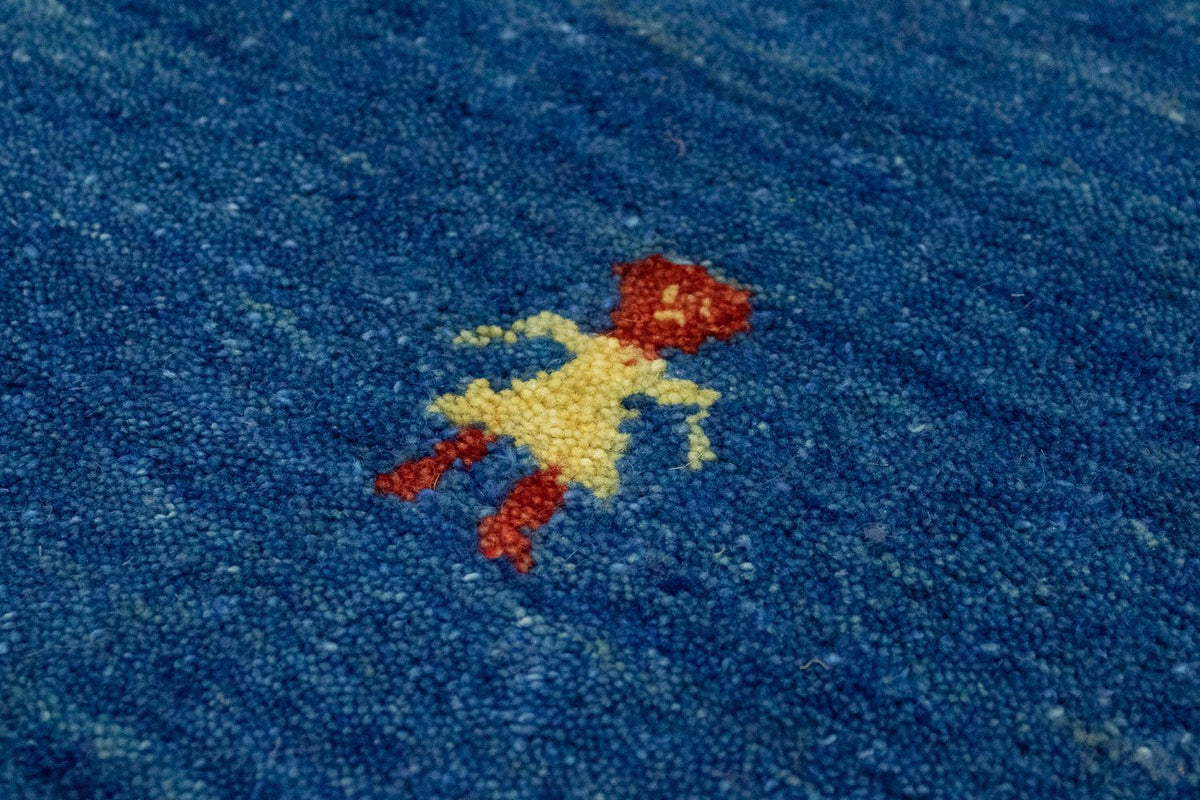 Tappeto Gabbeh - Indus - 300 x 250 cm - blu